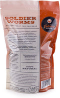 Fluker's Culinary Coop Premium Chicken Treats, Dried Soldier Worms, Packed with Protein and Calcium, 100% Natural Rich G