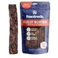 Pawstruck Bully Slices Premium Rawhide Chew Sticks, Beef Flavor - Low Fat, High Protein Treat for Small, Medium, and Large Dogs - No Artificial Ingredients - 1 lb Bag - Packaging May Vary