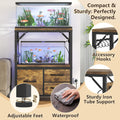 Heybly 10-20 Gal Fish Tank Stand with Drawer, Power Outlet,200lbs HAS003SSR