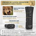 Ultrasonic Dog Bark Deterrent Device for Dogs | Pet Gentle Trainer Ultrasonic for Dogs that Helps Stop Dog Barking with 