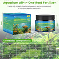 Root Tabs, Aquarium Plant Fertilizer, Aquarium Water Care Tabs, 100 Tabs Aquarium Plant Food Safe for Fish and Shrimp, A