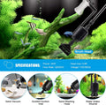 AQQA Aquarium Gravel Cleaner, 6-in-1 Fish Tanks Gravel Vacuum Cleaner Set