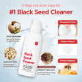 JAYU PET 3-Step Cat Acne Care Kit - Hypoallergenic Cleanser for Feline Acne, Cat Black Chin(1EA) Double-Sided Pads, Cat Acne Chin Wipes(30PCS) Soft Grooming Cat Acne Silicone Brush(1EA)