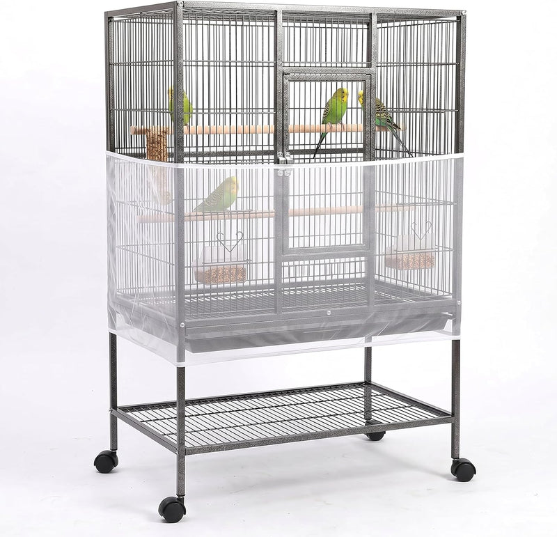 Bird Cage Seed Catcher, Bird Cage Net 90-118'' Birds Cages Cover