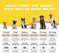 Brutus Broth Dog Food Topper - Instant Bone Broth Powder for Dogs - Supports Hip and Joint Function - Human-Grade Qualit