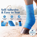 8 Pcs Self-Adhesive Bandages Wrap 4" x 5 Yards Elastic Vet Wrap
