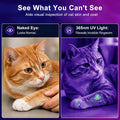 Vansky 365nm UV Flashlight for Pet: 99% Enhance Hidden Stain Detection Rate