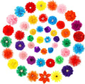 Hoteam 50 Pcs Dog Collar Flowers Bows Accessories