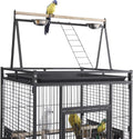 Panana Large Bird Cages Parrot Cage Wide Flight Metal Animal Cage for Budgie Parakeet Conure with Rolling Stand Wheels (