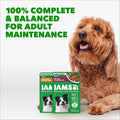 IAMS Proactive Health Adult Wet Dog Food Variety Pack, 3.5 oz. Pouch, (18 Count)