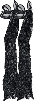 Majestic Ally 2 pcs Ultra Slow Feed 1.5"x1.5" Holes 40” Hay Net for Horses and livestocks (Black)