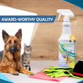 GreenFist Pet Stain & Odor Remover Magic Fast Acting Carpet Spot Cleaner Enzyme Powered Formula Cats,Dogs, Small Animal,