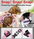 Cat Harness and Leash for Walking Escape Proof Soft Adjustable Cat Leash