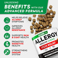 StrellaLab Dog Allergy & Itching Relief - Skin&Coat Support Chews w/Omega 3