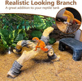 Tfwadmx Snake Climbing Branch,Resin Reptile Enclosure Decor