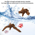 4PCS Driftwood for Aquarium, 1.96''-5.91'' Aquarium Driftwood, Fish Tank Driftwood, Ideal for Fish Tanks, Freshwater Aqu