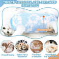 SlowTon Cat Recovery Suit, Cat Onesie for Cats After Surgery, FLBL S