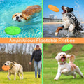 Nobleza 2 Pack Dog Flying Disc, 8in Interactive Flyer Dog Toys for Small Medium Large Dogs to Fetch, Durable Outdoor Dog