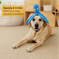 CPYOSN 2 Pack Octopus Dog Toys, No Stuffing Squeaky Crinkle Plush Chew Toys