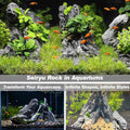 Aquarium Stones Seiryu Rock 11lb Natural Stone for Aquascaping,3-8 Inches