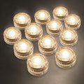 HL Submersible LED Lights,Warm White Mini LED Tea Light,150 Hour Runtime