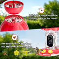 Hummingbird Feeder with Camera,2K FHD Live View & Auto Capture Bird Videos,Smart Solar Powered Bird feeders for Outdoors