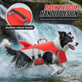 Large Dog Life Vest High Buoyancy Swim Jacket with Removable Chin Float