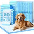 50-Pack Extra Large Pee Pads - 34" x 28" Puppy Pads for Dogs with 6-Layer Leakproof Protection, Disposable and Quick-Dry Dog Pads with High Absorbency for Easy Potty Training