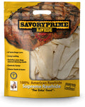 Savory Prime 100% American Beef Rawhide Chips, All-Natural Treat W/ No Preservatives, Chemicals, Or Additives, Satisfy The Urge To Chew & Promote Dental Health, 2Lb Resealable Bag (Natural Flavor)