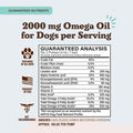 Natural Dog Company Ultra Omega Oil for Dogs a 2000 MG Omega 3, 6, 9 with Salmon, Pollock & Flaxseed Oil, EPA & DHA, Dog Supplement for Skin, Coat, Joints, Allergy & Itch Relief, Dog Fish Oil 16oz