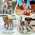 Dog Shoes Breathable Non-Slip Outdoor Booties for Small Medium Dogs, Pet Boots Paw Protector for Hot Pavement Hardwood F