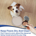 Arespark Pet Silicone Food Mat, Set of 2 Nonslip Waterproof Feeding Bowl Mat with Raised Edges for Food and Water Preven