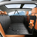 HOB4U Dog Car Seat Cover for Back Seat, Hard Bottom Back Seat Extender for Dogs, Dog Hammock for Car SUV and Trucks - Waterproof, Anti Scratch，Easy to Clean, Supports 400lbs