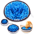 ABNIA Snuffle Mat for Dogs | Travel-Friendly Snuffle mat Encouraging Foraging | Dog Snuffle mat Crafted for Daily Enrichment | Dog sniff mat Feature for Slow Eating Habits (Blue)