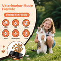 Flea & Tick Treatment for Cats – Natural Flea, Tick & Mosquito Prevention with Brewer’s Yeast, Coconut Oil – Skin & Coat