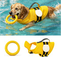 Dog Life Jacket with Chin Float & Toy