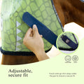 Harrison Howard All Round Mesh Horse Fly Mask UV Protective with Fleece Padded Edging and Fun Prints Forelock Opening De