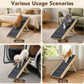 Dog Ramp for Small Dog/Bed/Couch, Foldable & Adjustable Dog Stairs