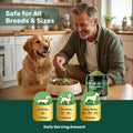 Probiotic Dog Dental Powder - Plaque Off Powder - Dog Teeth Natural Cleaning Powder - Dogs Breath Freshener - Enzymes & Probiotic with Tartar and Plaque Off - Pets Tooth Cleaning- 150g/5.3 oz