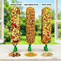 TINYFIELD Bird Treats Sticks, 7.4OZ Millet Spray for Parakeet Budgie Cockatiel Finch Canary Lovebird Conure, Natural Plant Based, 3 Count