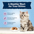 Blue Buffalo Baby Blue Natural Kitten Wet Cat Food, Healthy Growth Formula with DHA, Chicken Recipe Multi-Pack, 3-oz. Cans (6 Count)