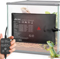 Reptile Heating Pad with Internal Sensor&Thermostat, 8" x 18" 24W Under Tank Heater Mat for 10-40 Gallon Tanks, IP67 Wat