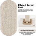 38" Tall Cat Scratching Post with Interactive Cat Toy for Large Cat