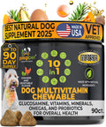 Googipet Premium Dog Multivitamin Chewable, Dog Vitamins and Supplements, Puppy Vitamins & Senior Dogs Probiotics for Gut Health + Vitamin C, Glucosamine for Dogs Joint Support (Chicken Flavor)