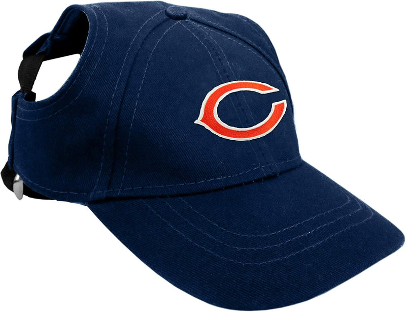 Littlearth NFL Chicago Bears Pet Baseball Hat, Team Color