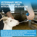 30ml Adjustable Livestock Drench Gun for Goats, Sheep & Cattle