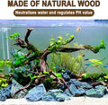 kathson 4Pcs Aquarium Driftwood, 4"-7" Small Natural Wood Driftwood Tree Fish Tank Decoration Assorted Branches Ornament