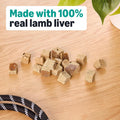 Basics Freeze-Dried Raw Single Ingredient Dog Treats, Lamb Liver, High Protein, Healthy Training Treats or Meal Topper f