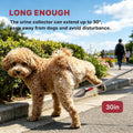 Dog Cat Urine Collector, Telescopic Handled Dog Pee Sample Catcher for Veterinary Supplies, Dog Cat Urine Collector with