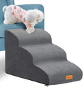 Topmart 3 Tiers Foam Dog Ramps/Steps,Non-Slip Pet Steps